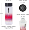 bzyoo Para 19oz BPA-Free Dishwasher Safe Reusable Sports Cups Drinking Durable Plastic Tumblers Water Bottle with Leak Proof Design for Outdoor Activity Hike Camping Cycling Wellness (Warm- Dot)