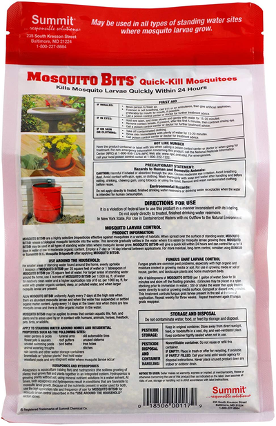 SUMMIT CHEMICAL CO 117-6 30OZ Mosquito Bits (Packaging May Vary)