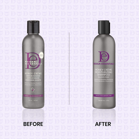 Design Essentials Honey Creme Moisture Retention Super Detangling Conditioning Shampoo, 8 Ounces