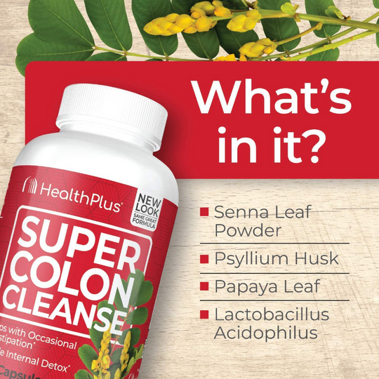 60 Count 10 Day Detox Super Colon Cleanse Capsules