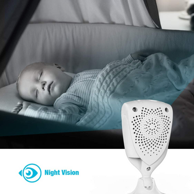 1080P Mini Baby & Pet Monitor with Camera and Audio, Night Vision, 2-Way Audio, Motion Alarm