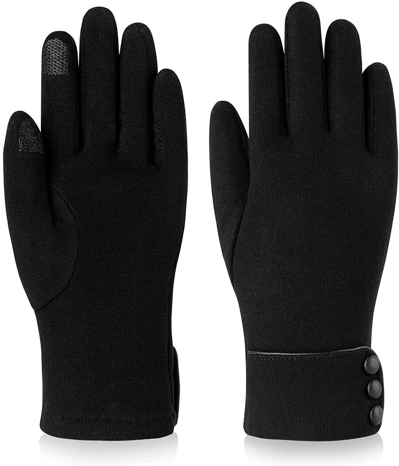 Women's Touchscreen Texting Fleece Lined Windproof Driving Gloves