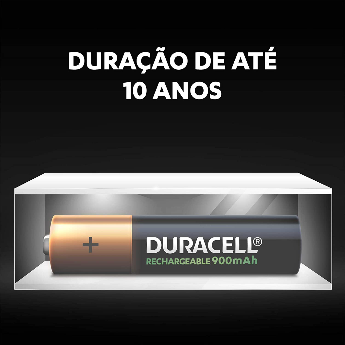Duracell - Rechargeable AA Batteries - long lasting, all-purpose Double A battery for household and business - 4 count