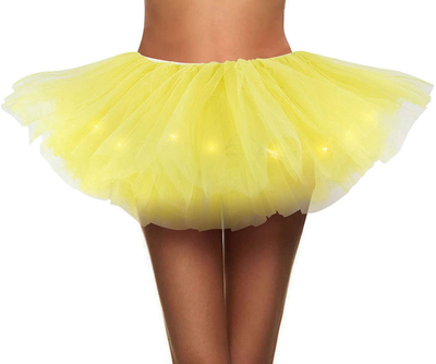 Simplicity Women's Classic 5 Layered Tulle Tutu Skirt