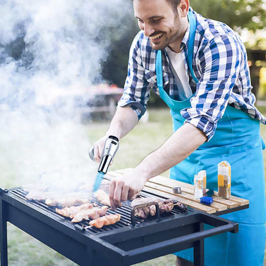 Cooking Torch With Safety Lock & Adjustable Flame 