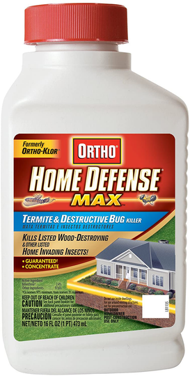 Ortho Home Defense MAX Termite and Destructive Bug Killer Concentrate, 16-Ounce (Not Sold in MA, NY, RI)