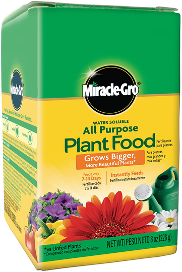 Miracle-Gro Water Soluble All Purpose Plant Food, 8 Oz.