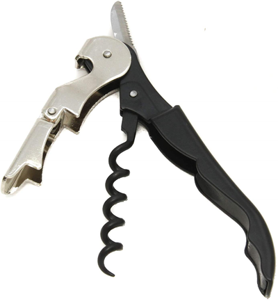 Chef Craft Select Waiter's Corkscrew, 4.5 inch, Stainless Steel/Black