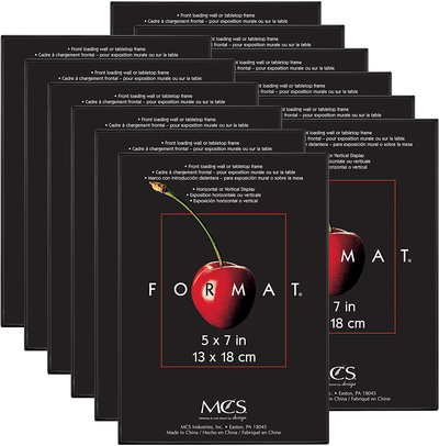 MCS Format Frames, 5 x 7 in, Black