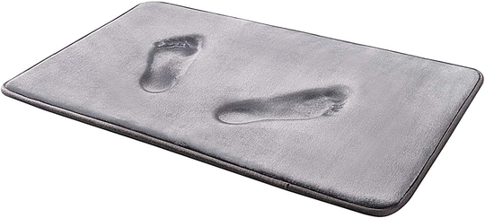 Memory Foam Bath Mat Rug, Comfortable Super Absorbent Machine Wash Non-Slip Thick Bathroom Rug