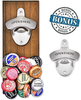 Gifts for Men Dad Husband, Wall Mounted Magnetic Bottle Opener, Unique Christmas Beer Gift Ideas for Him Boyfriend, Stocking Stuffers Cool Stuff Gadgets, Birthday Anniversary Housewarming Presents