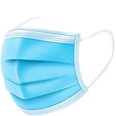 50Pcs Disposable 3 Ply Filter Mask with Earloops