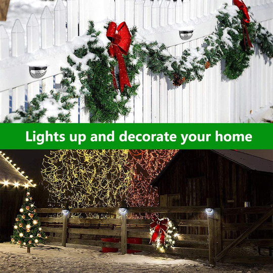 Solar Outdoor Courtyard Lamp Household led Human Sensation Rural Waterproof Wall Lamp Indoor and Outdoor Semi-Circular Wall Deck Lighting Black and White, Two Colors Optional (Black-2)