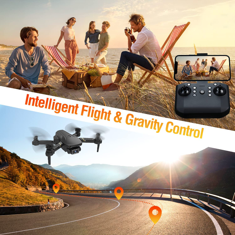 Mini Drone with HD 1080P Camera Wifi FPV Foldable Quadcopter