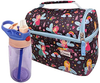 Fairy Lunch Box with Water Bottle for Girls Toddlers Kids, Insulated Bag for Baby Girl Daycare Pre-School Kindergarten, Container Boxes for Small Kid Snacks Lunches, 2 Compartments, Blue Fairies Set