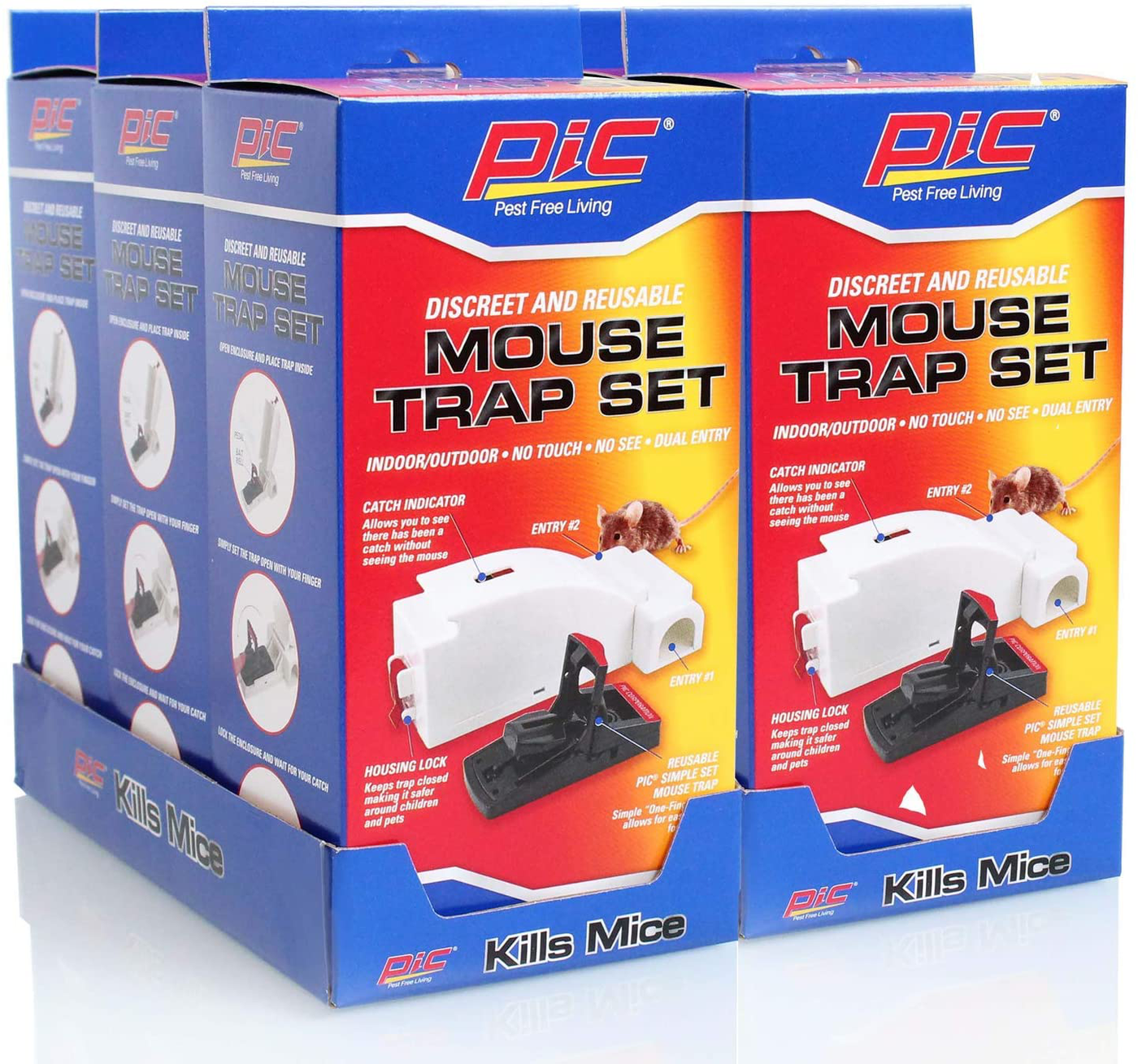 Pic PMT2 Plastic Mouse Trap