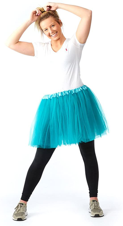 My Lello Adult Tutu Skirt, Classic Elastic 3 Layer Tulle Tutu for Women and Teens