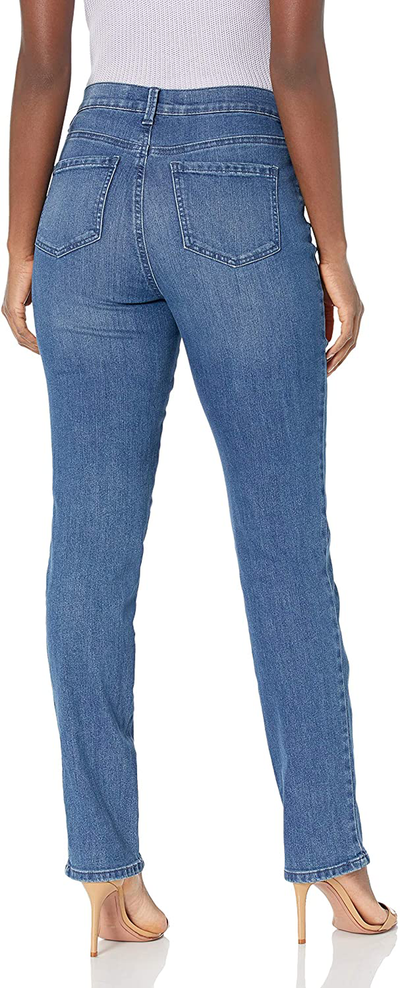 Gloria Vanderbilt womens Amanda Classic High Rise Tapered Jean