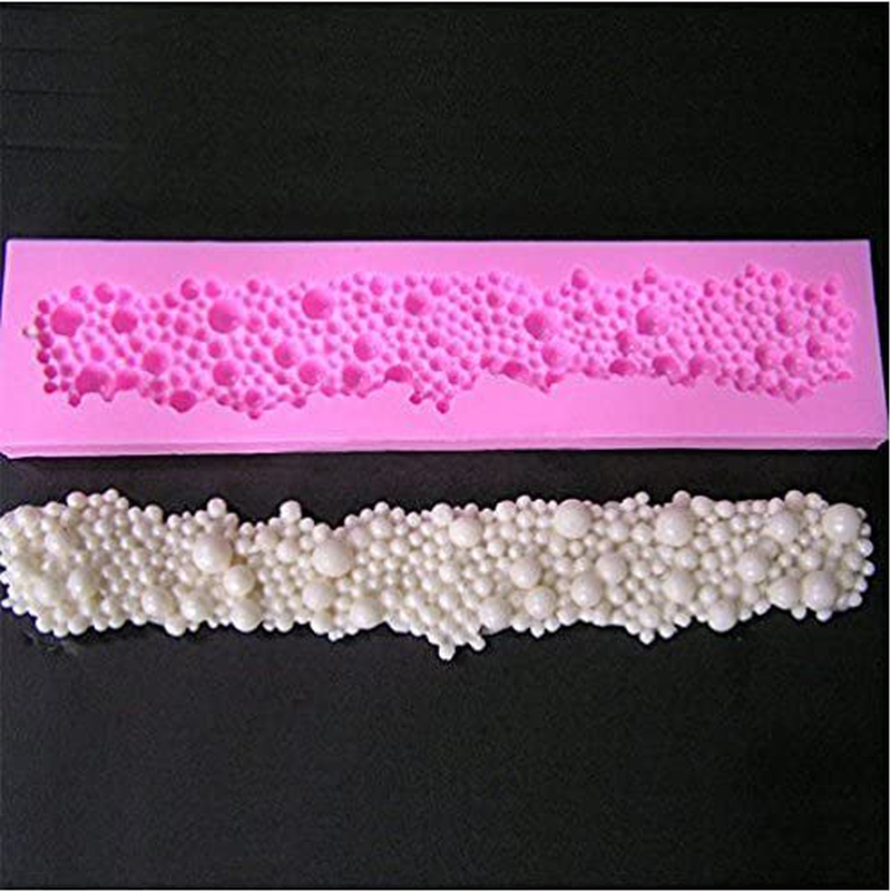 Generic Silicone Chocolate Fondant Cake Decorating Round Pearls Bubbles Mold Mould