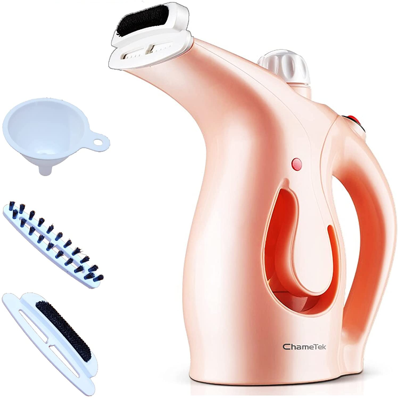 Portable Travel Handheld Clothes Steamer with 2 Brushes and Water Filling Funnel