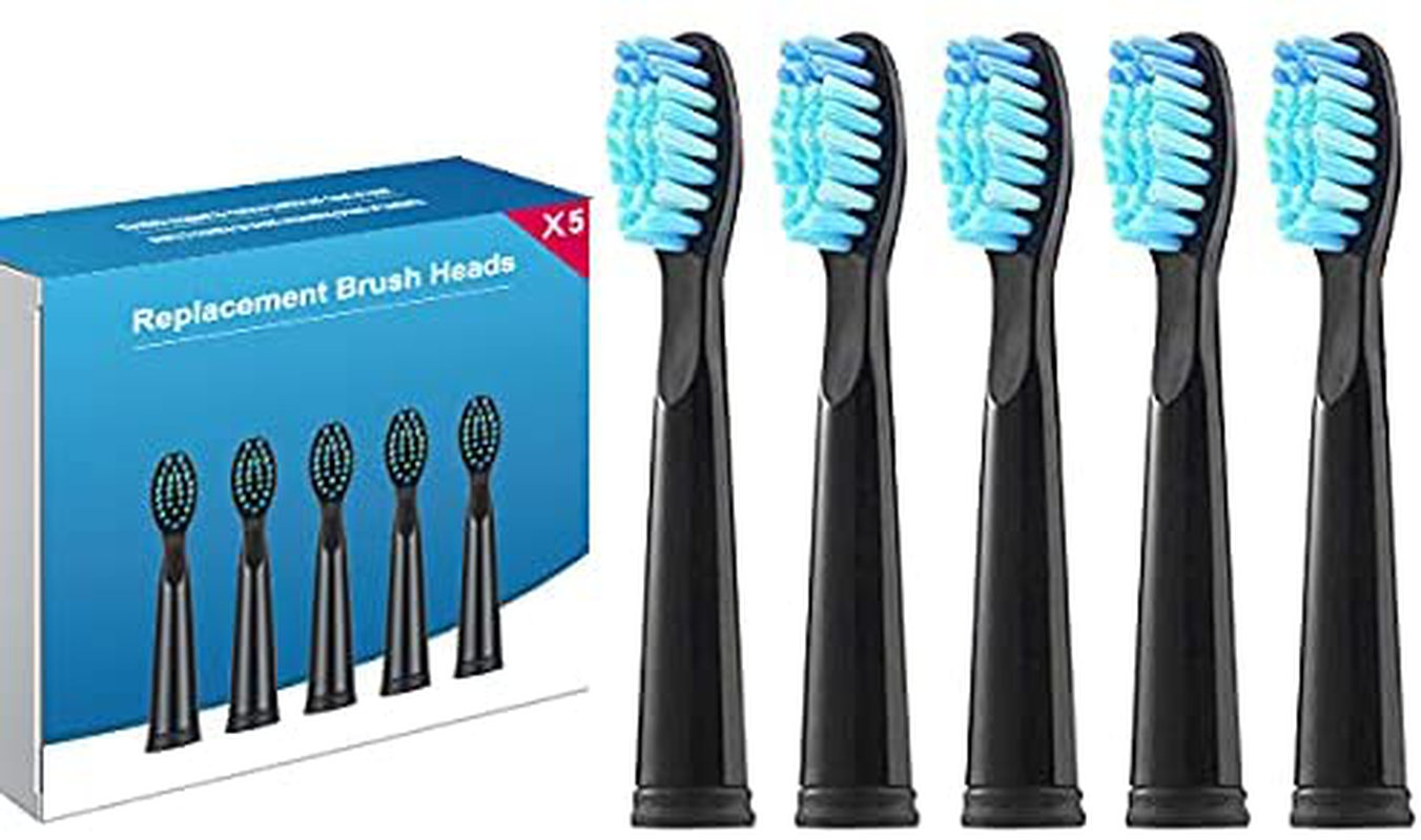 Toothbrush Replacement Heads Compatible with Fairywill FW-507/508/551/917/959, Sonic Electric Toothbrushes