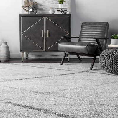 nuLOOM Thigpen Contemporary Area Rug, 4' x 6', Dark Grey