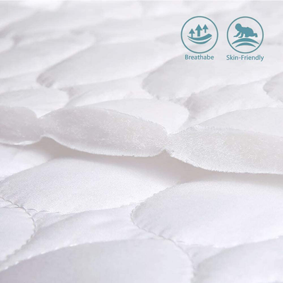Bedecor Quilted Fitted Mattress Pad Super Water Absorption Deep Pocket to 18 Inches - Twin XL