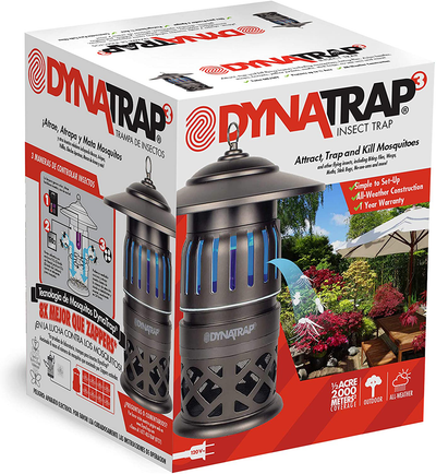 DynaTrap DT1050-TUN Insect and Mosquito Trap Twist On/Off, 1/2 Acre, Tungsten