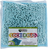 School Locker Interior 10" Square Locker Fur Rug Carpet (Torquoise/Aqua)