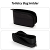 Small Toiletry Bag, Fourthly Water Resistant Toiletries Bags for Men Nylon Travel Toiletry Organizer Mini Makeup Bags for Women, black