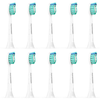 Aoremon Replacement Toothbrush Heads for Philips Sonicare HX9023/65, 10 Pack (Green)