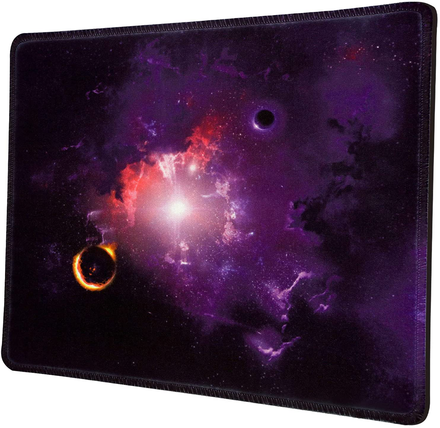 Galaxy Mouse Pads for Wireless Mouse,Farbiunu Rubber Mousepad,Stitched Edge & Washable. Mouse Mats for Computer,Laptop Accessory,Mousepads for Office Gaming Home.