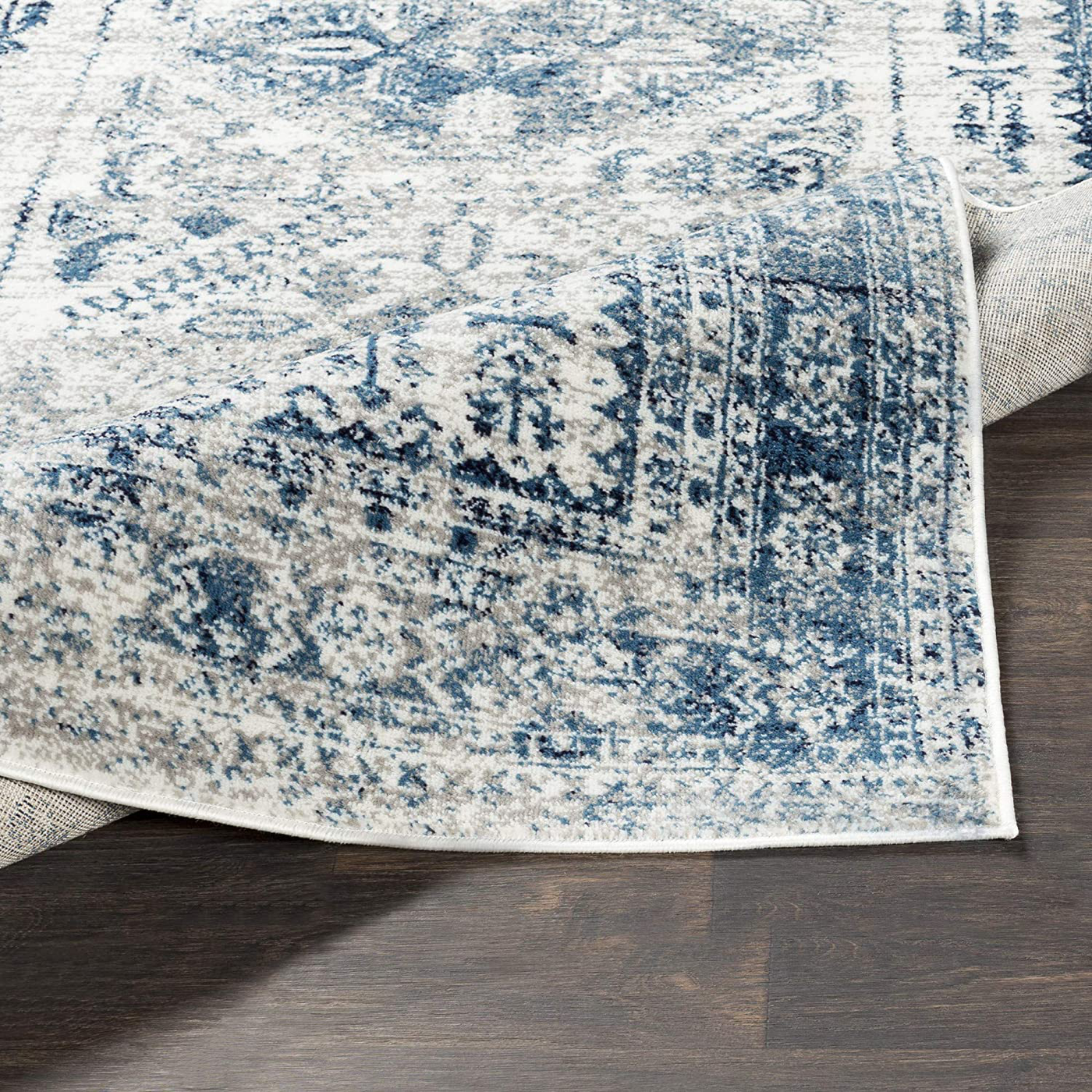 Artistic Weavers Desta Blue/Grey Area Rug, 3'11" x 5'7"