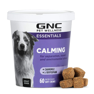 GNC for Pets Essentials Dog Multivitamin Soft Chews | 60 ct Salmon Oil Dog Supplement Immune Booster | Chicken Flavor Chewable Dog Multivitamin with Vitamins and Minerals