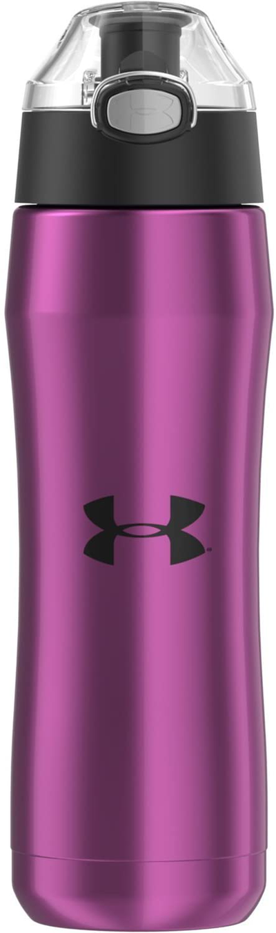 Under Armour Beyond 18 Ounce Stainless Steel Water Bottle, Rose Gold