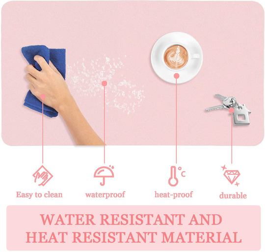 Writing Desk Pad Protector, Anti-Slip Thin Mousepad for Computers,Office Desk Accessories Laptop Waterproof Desk Protector for Office Decor and Home