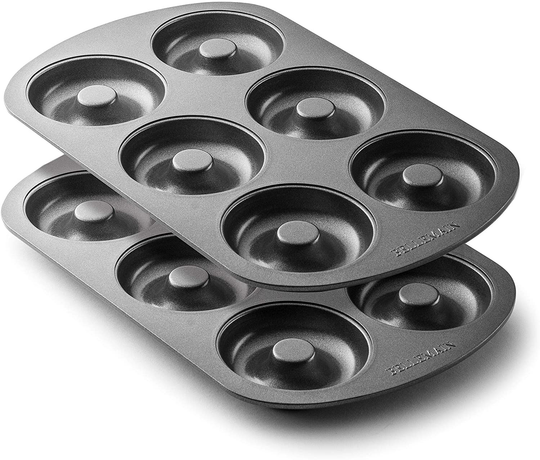 Bellemain Nonstick 6-Well Donut Pan - Set of 2