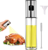 Oil Sprayer Mister for Cooking Olive Oil Spritzer for Air Fryer Vinegar Vegetable Oil Dispenser Portable Mini Kitchen Gadgets for Salad/Baking/Grilling/BBQ