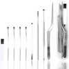 9 Piece Ear Wax Removal Kit - Medical Grade Stainless Steel with Storage Box