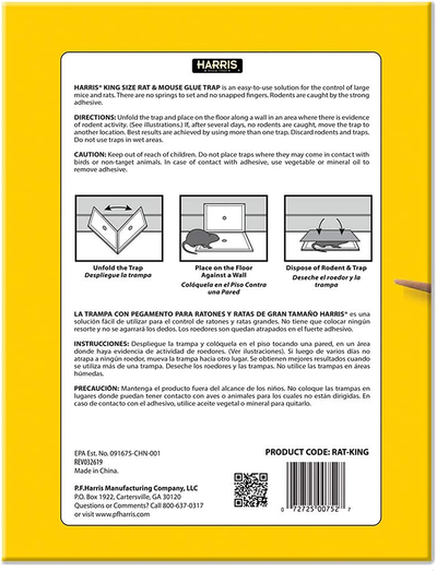 Harris King Size Rat & Mouse Glue Trap