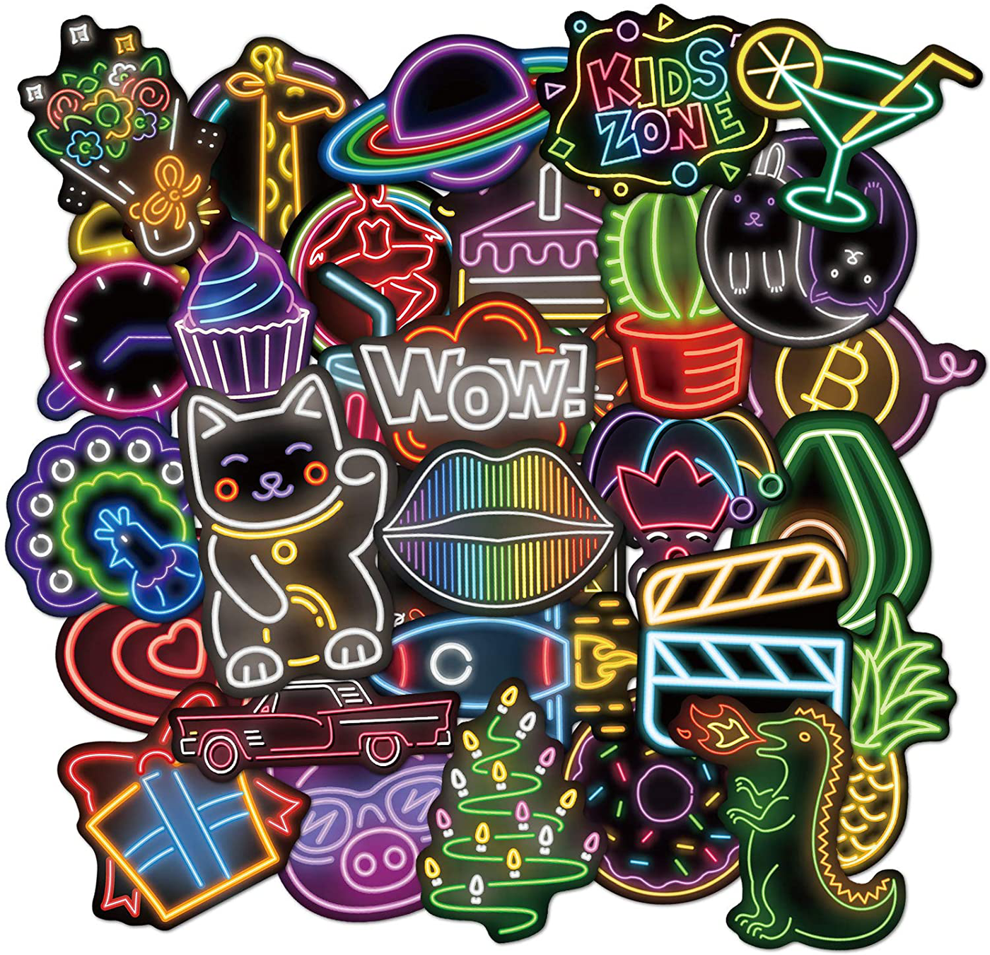 80pcs Waterproof Adventure Outdoor Vinyl Stickers for Laptop Water Bottle