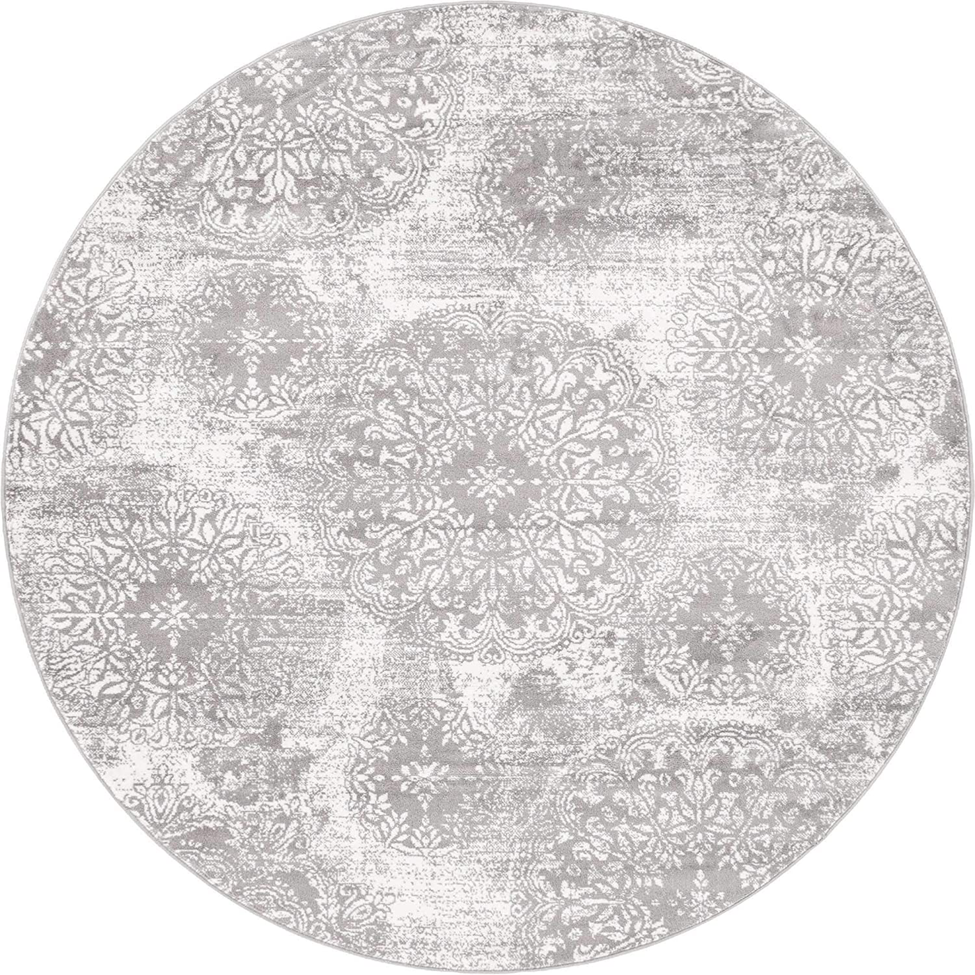 Unique Loom Sofia Collection Area Traditional Vintage Rug, French Inspired Perfect for All Home Décor, 5' 0 x 8' 0 Rectangular, Navy Blue/Ivory