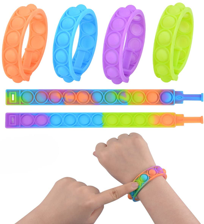 Push Pop Bubble Wristband Fidget Toys