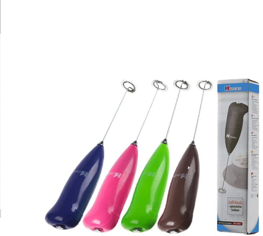 Handheld Foam Maker Battery Operated Electric Drink Mixer Mini Powerful Whisk