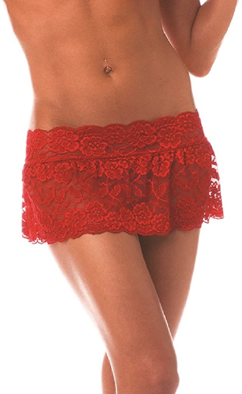 BODYZONE Women's Lace Flirty Skirt