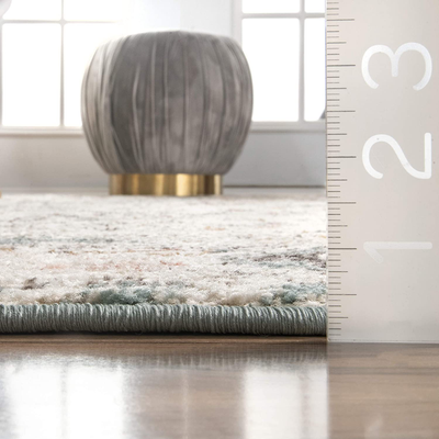nuLOOM Rose Persian Vintage Area Rug, 6' 7" Round, Beige