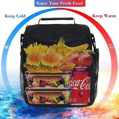 MAXTOP Lunch Box for Men & Women, Reusable Insulated Lunch Cooler Bags for Women with Adjustable Strap,Three Outside Pockets, Large Thermal Lunch Tote Bag for Office Work Hiking Outdoor Picnic Beach