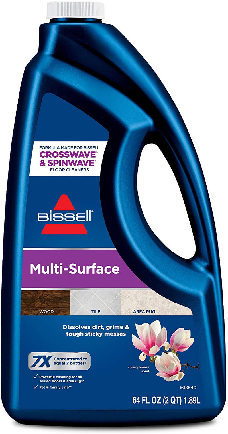 BISSELL, 17891 MultiSurface Floor Cleaning Formula-Crosswave and Spinwave (64 oz), 64 Ounce, 64 Fl Oz