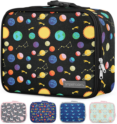 Simple Modern Kids Lunch Box-Insulated Reusable Meal Container Bag for Girls, Boys, Women, Men, Small Hadley, Solar System