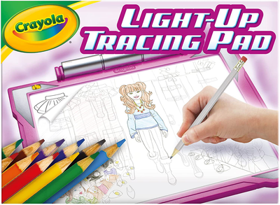 Crayola Light Up Tracing Pad Pink, Gifts for Girls & Boys, Age 6, 7, 8, 9